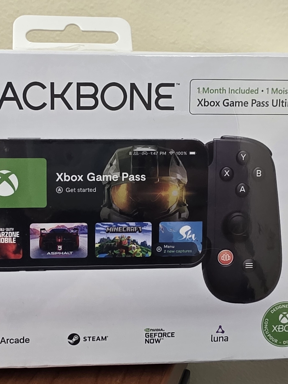 Backbone mobile gaming controller for iPhone